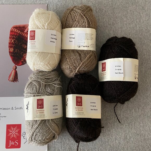 NWT Tirval's Toorie Shetland Heritage Hat Kit Lot of 5 Skeins 1 Pattern - Picture 5 of 9